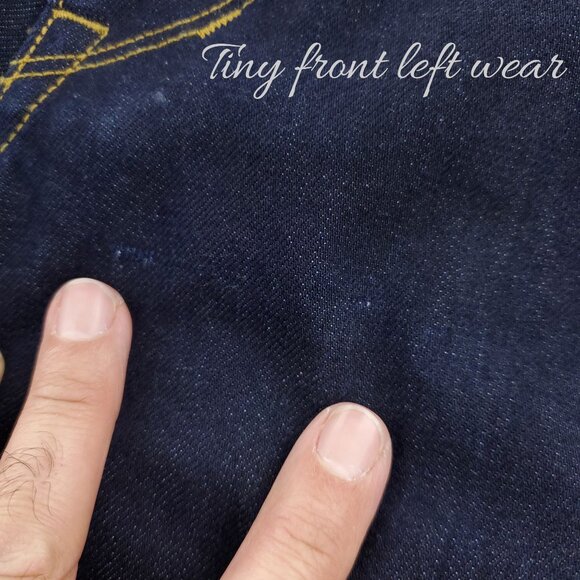 Simon Spurr Selvedge Denim Jeans Straight Leg Made USA Men's "31" Actual 33x31 - Picture 11 of 12